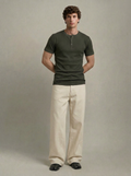 Olive Henley T-Shirt